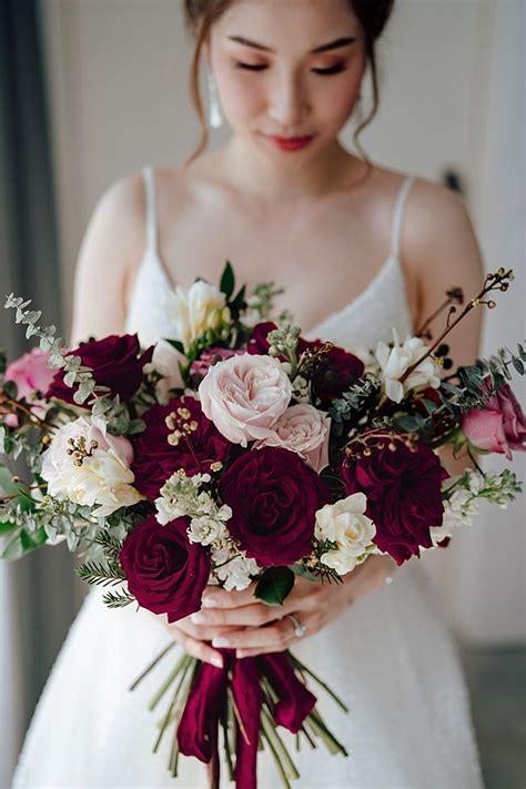 This Timeless Burgundy Wedding has All The Spring Inspiration You Need | Burgundy wedding ...