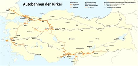 Turkey highway map - Map of Turkey highway (Western Asia - Asia)