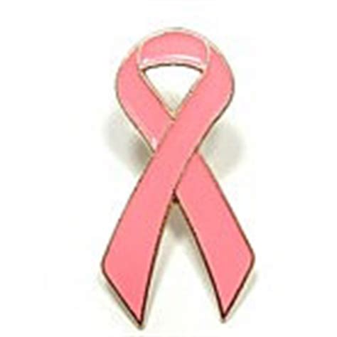 Pink Ribbon Pin, Breast Cancer Awareness Ribbon Lapel Pin