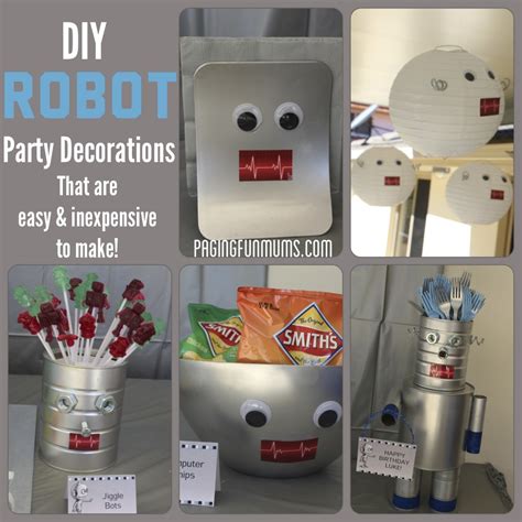 Robot Party Decoration Ideas - Paging Fun Mums