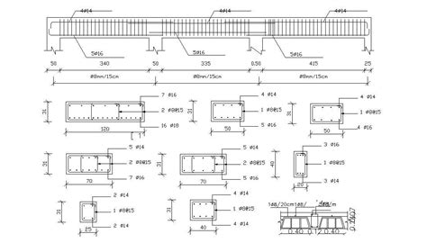 Plinth Beam And Column Structure Design DWG - Cadbull