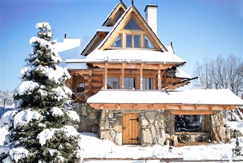 Winter in Zakopane - beautiful city in Tatras mountains