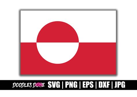 Greenland Flag SVG Graphic by Doodlesdone · Creative Fabrica