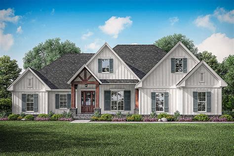 House Plan 041-00198 - Craftsman Plan: 2,358 Square Feet, 3 Bedrooms, 2.5 Bathrooms | Craftsman ...