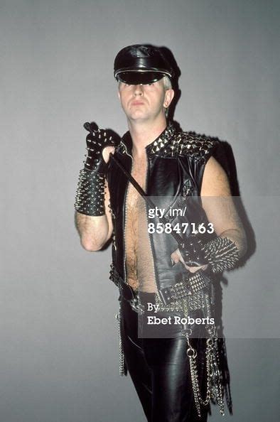 Rob Halford of Judas Priest in Leather