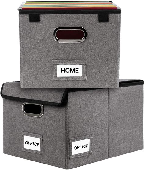 Amazon : Collapsible File Box Storage Organizer with Lid Just $10.50 W/Code (Reg : $34.99) (As ...