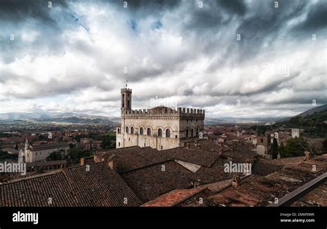 Medieval towns of Italy series - Gubbio in Umbria Stock Photo - Alamy