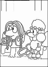 Bluey Grandparents Coloring Pages