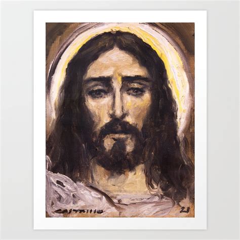 Holy Face of Our Lord Jesus Christ 2 Art Print by CASTRILLO | Society6