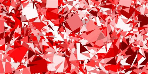 Light Red vector template with triangle shapes. 11408891 Vector Art at ...