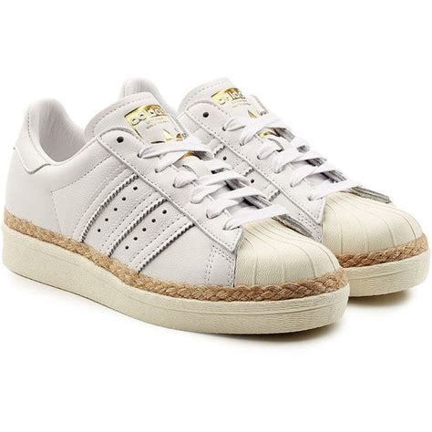 Adidas Originals Superstar 80s Leather Sneakers (€115) via Polyvore featuring shoes, sneakers ...