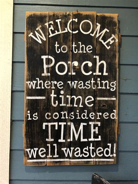 WELCOME to the Porch RUSTIC wood PAINTED sign | Etsy in 2020 | How to ...