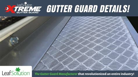 Xtreme Gutter Guard Details | Gutter Guards that work - YouTube