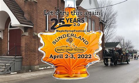 News | Sunderland Maple Syrup Festival