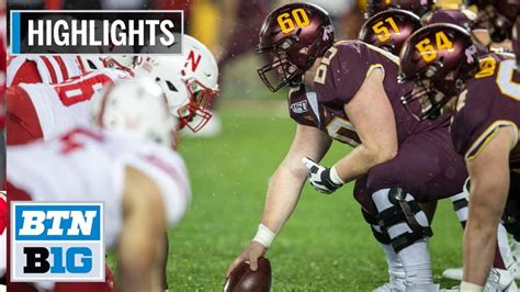 Highlights: 2019 Nebraska @ Minnesota football - October 12, 2019