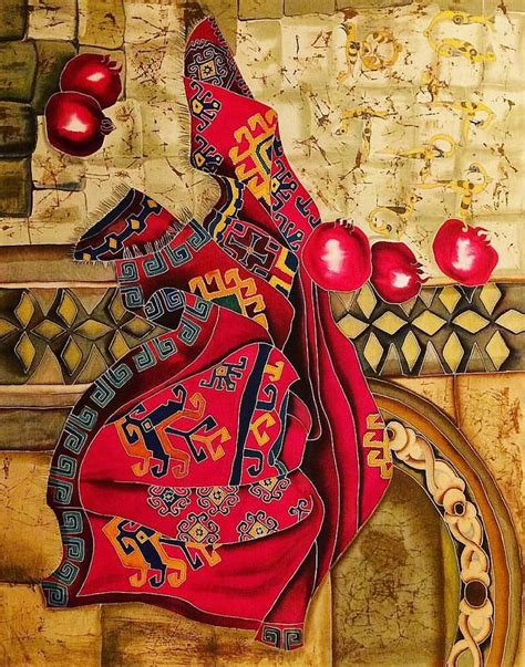 Armenian traditional art Painting by Manik Manik