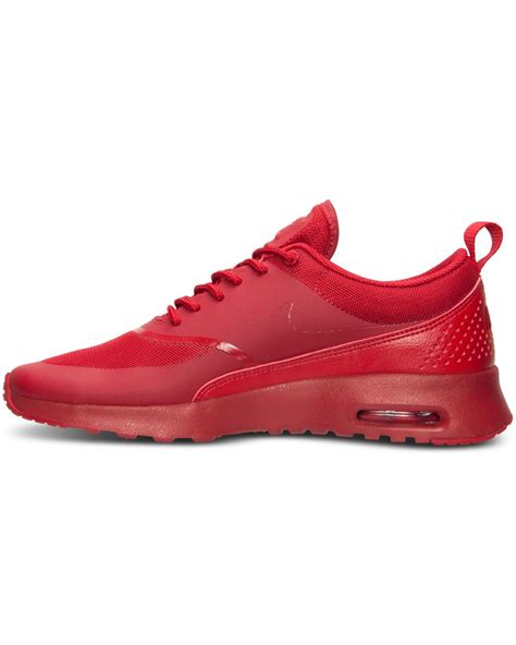 Nike Women's Air Max Thea Running Sneakers From Finish Line in Red | Lyst