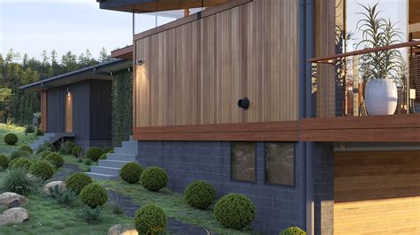 Cliff house exterior interior on Behance