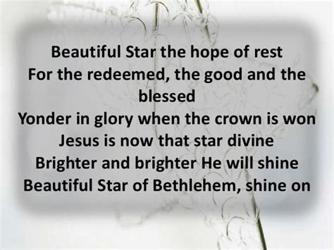 Beautiful Star Of Bethlehem