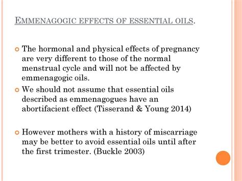 THE USE OF ESSENTIAL OILS IN PREGNANCY AND CHILDBIRTH - ppt download