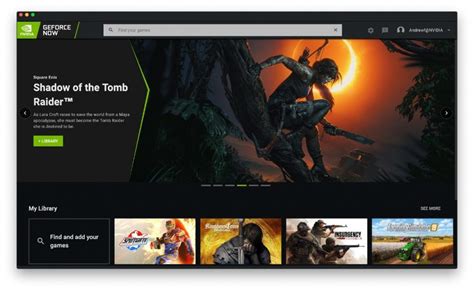 NVIDIA GeForce NOW Desktop Client Gets New UI Focused on Finding Your ...