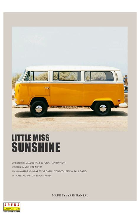 ArtStation - Little Miss Sunshine (movie poster design)