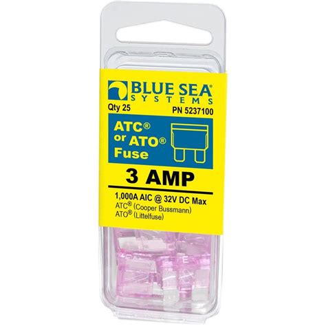 3A ATC Fuse - 25 Pack - New Wire Marine