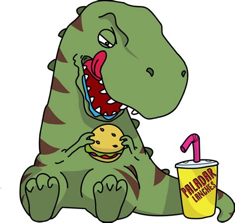 T-Rex eating a X-Salad (?) by AugustoLP on DeviantArt