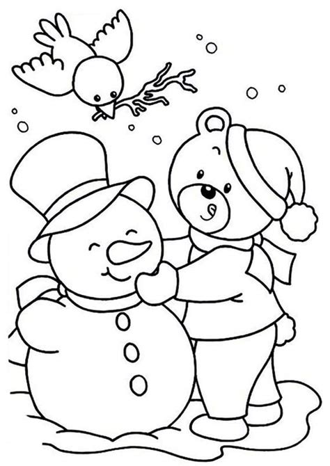 Free Printable Snowman Coloring Pages - Tulamama