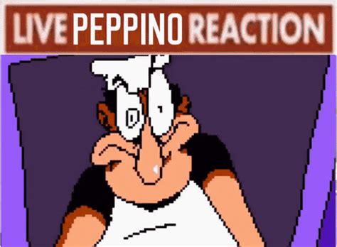 Live Peppino Reaction Live Reaction GIF - Live Peppino Reaction Live Reaction Pizza Tower - GIF ...