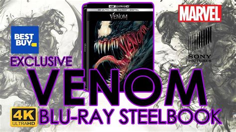 Venom (2018) 4K Ultra HD Blu-ray Steelbook Unboxing | Best Buy ...