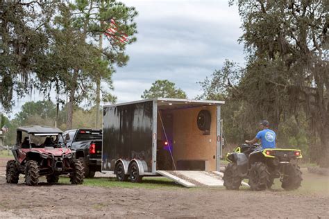 8.5' Wide Enclosed UTV/Side by Side Haulers: Xpress Aluminum Trailers