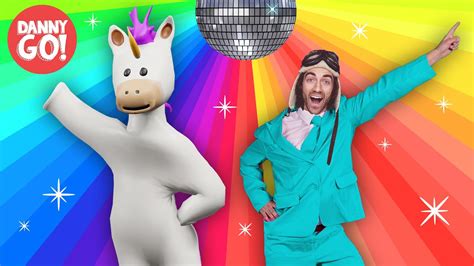 "Rainbow Disco Unicorn Dance!" 🦄 /// Danny Go! Movement Songs for Kids ...