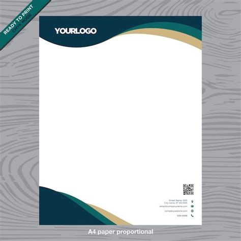 Free Vector | Business white paper with logo | Modelos de hojas membretadas, Hojas membretadas ...