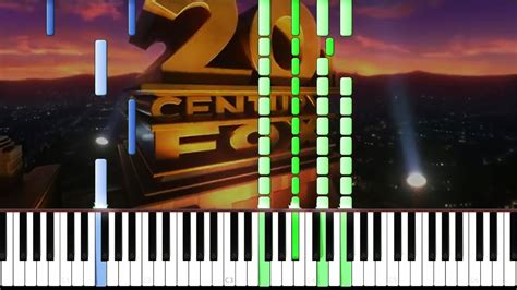 20th Century Fox Intro - Piano tutorial - YouTube