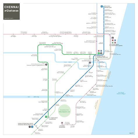 Chennai Metro Map : inat