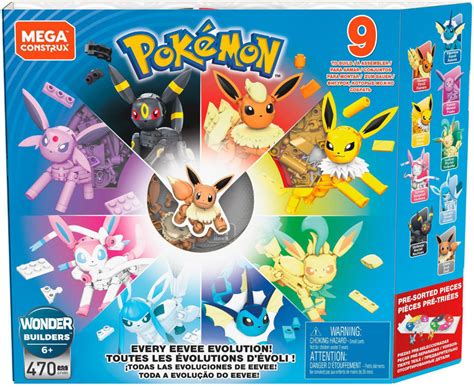 Mega Construx Pokémon Every Eevee Evolution | Walmart Canada Pokemon ...