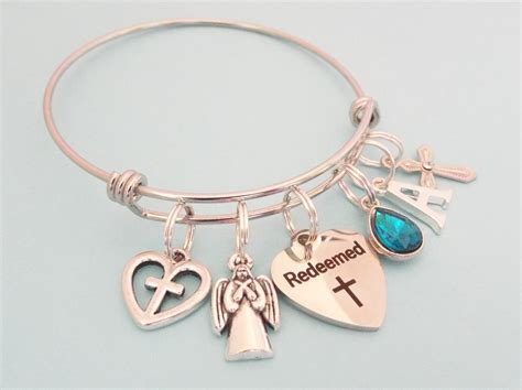 Baptism Gift, First Communion Charm Bracelet, Daughter Baptismal ...