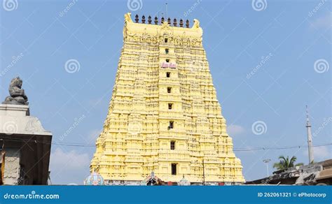 View of East Gopuram of Rameswaram Temple Dedicated To Lord Shiva ...