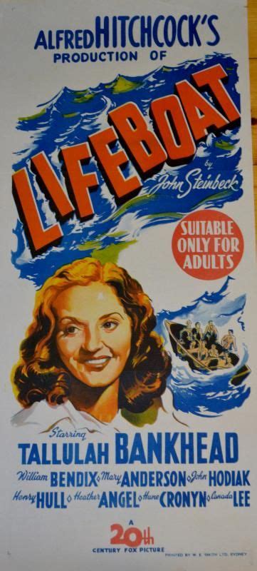 Lifeboat. 1944 Classic Movie Posters, Classic Movies, To Catch A Thief, Fox Pictures, North By ...