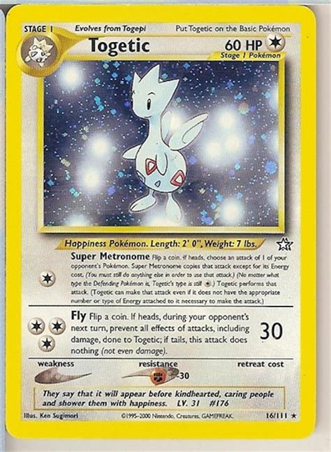 Pokemon Neo Genesis Single Togetic 16/111 | DA Card World