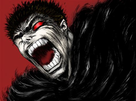 Guts Unleashed: HD Wallpaper from Berserk Anime