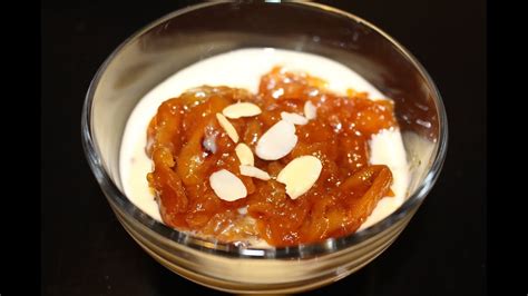 Qubani Ka Meetha Recipe| Hyderabadi Khubani Ka Meetha With Sweet Custard - YouTube