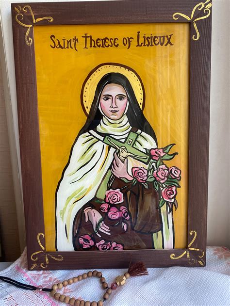 Saint Therese of Lisieux Icon Saint Teresa the Little - Etsy