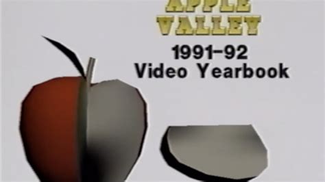 Apple Valley High School Video Yearbook 1991-1992 - YouTube