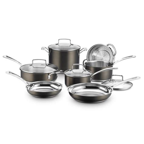 Cuisinart Kitchen Pro Induction Stainless Steel 10 Piece Cookware Set ...