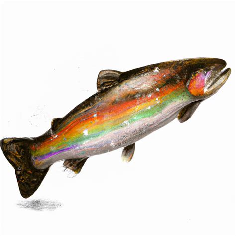 Rainbow Trout Watercolor Painting by Origin Artworks - Pixels