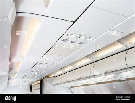 Commercial aircraft interior Stock Photo - Alamy