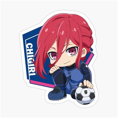 BlueLock Blue Lock Anime - Chibi Chigiri Hyoma Sticker Anime Chibi ...