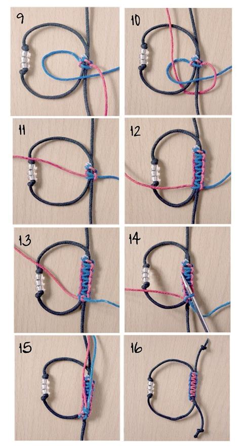 Square Sliding Knot - | Diy bracelets tutorials, Jewelry knots, Sliding ...